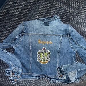 Custom Hogwarts Jean Jacket / American Eagle